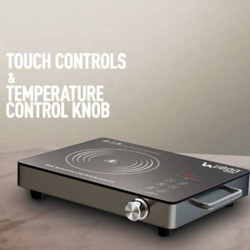 UBON Black IC-101 2500W Infrared Electric Induction Cooktop - Image 3