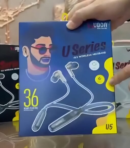 🎧 UBON U4 v5.3 Wireless Neckband | Born To Be Free Series | 36 Hours Playtime |