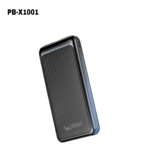 UBON PB-X1001 Power Slice 10000mAh True Capacity Power Bank (15W Fast Charging, Dual USB Output, Type-C + V8 Input
