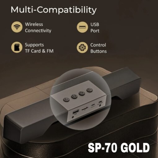 Ubon Gold Edition Sp-70 Deluxe Portable Speaker best offers - Image 7