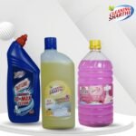 CLEANING SHARTHI TOILET CLEANER. PERFUMED FLOOR CLEANER. LIQUID HAND WASH   Pack of 1L +1L+500ml