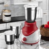 Crompton Mixer Grinder | 500W Powerful Motor | Red & White 3Jar 2year Warranty